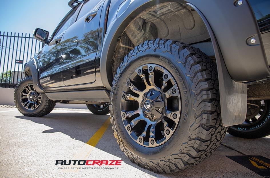FORD-RANGER-VAPOR-BLACK-MACHINED-WITH-DARK-TINT